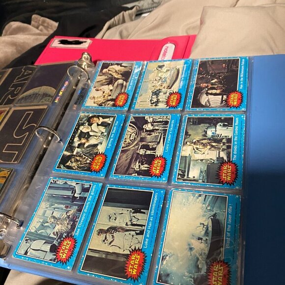 Vintage 1977 Star Wars Trading Cards Series 1 Blue COMPLETE SET 1-66 - Picture 7 of 16